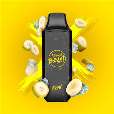 Bussin Banana Iced Flavour Beast Flow Disposable Vape