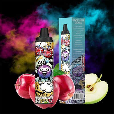 Double Apple 6000 Puffs RandM Tornado Disposable Vape Device