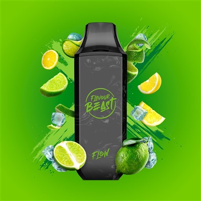 Green Dew Iced Flavour Beast Flow Disposable Vape(Gnarly Green D)