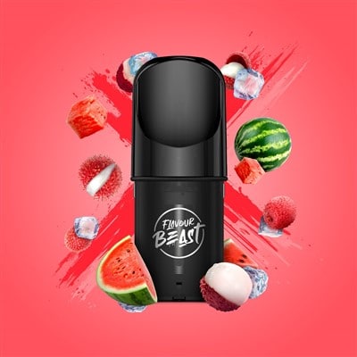 Lit Lychee Watermelon Iced Flavour Beast Pods