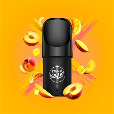 Mad Mango Peach Flavour Beast Pods