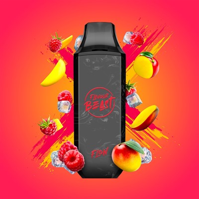 Ragin' Razz Mango Iced Flavour Beast Flow Disposable Vape