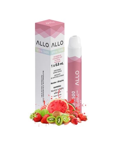 Watermelon Strawberry Kiwi Allo 1600 Disposable Vape