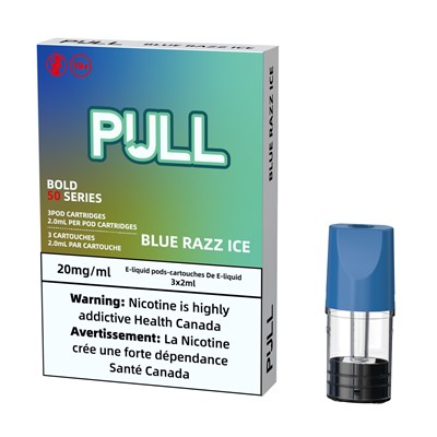 Blue Razz Ice By Pull Pods