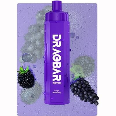 Grape Blackberry Dragbar R6000 ZoVoo Disposable Vape