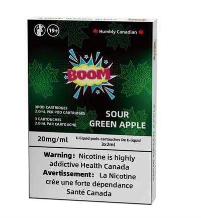 Pods Sour Green Apple by Boom Pods