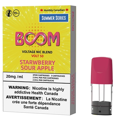 Strawberry Sour Apple Summer Series by Boom Pods
