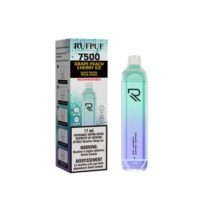 Grape Peach Cherry RufPuf 7500 Disposable Vape
