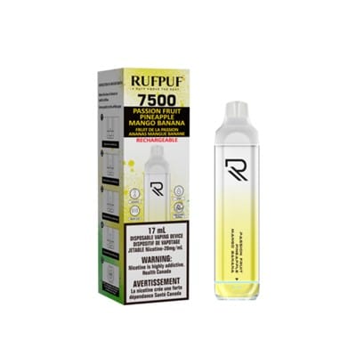 Passion Fruit Pineapple Mango Banana RufPuf 7500 Disposable Vape