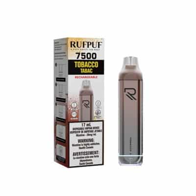 Tobacco RufPuf 7500 Disposable Vape