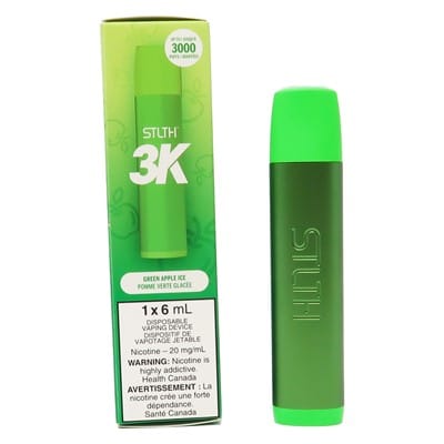 Green Apple Ice STLTH 3K Disposable Vape