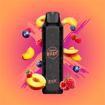 Packin' Peach Berry Flavour Beast Fixx Disposable Vape