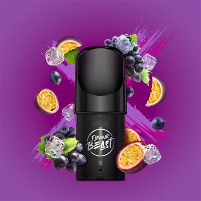 Groovy Grape Passionfruit Iced Flavour Beast Pods