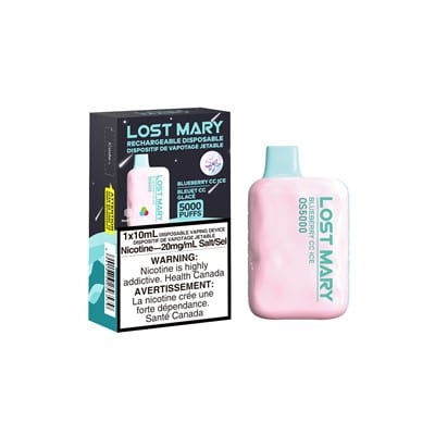 Blueberry CC Ice Lost Mary OS5000 Disposable Vape