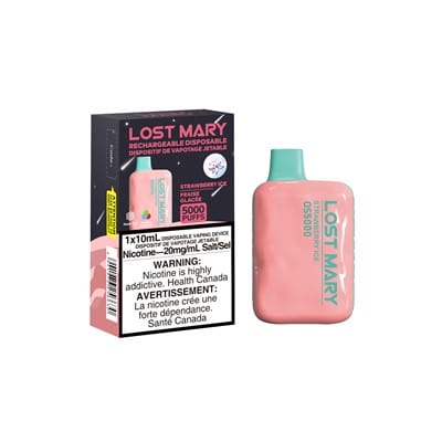 Strawberry Ice Lost Mary OS5000 Disposable Vape