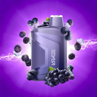 Grape Iced Kraze 5000 Disposable Vape