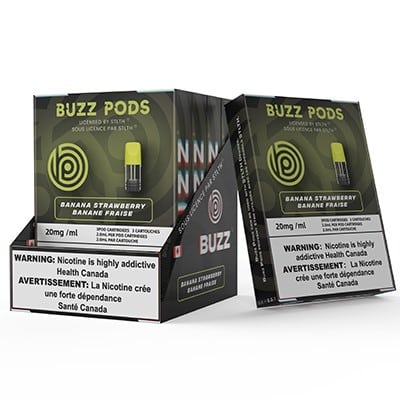 STLTH Banana Strawberry Pods by Buzz Pods