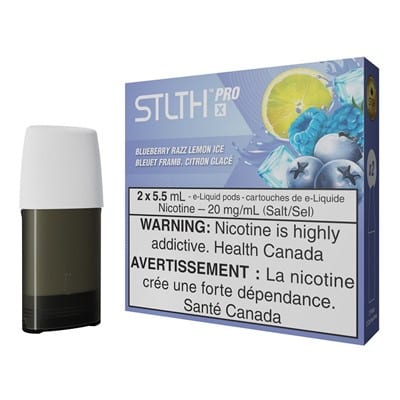 STLTH PRO X Blueberry Razz Lemon Ice Pods by STLTH