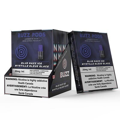 STLTH Blue Razz Ice Pods by Buzz Pods