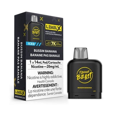 Bussin Banana Ice Pods Level X by Flavour Beast - Image 2