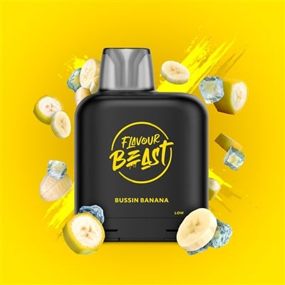 Bussin Banana Ice Pods Level X by Flavour Beast