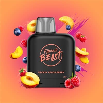Packin' Peach Berry Pods Level X by Flavour Beast