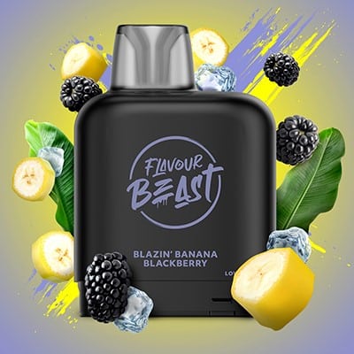 Blazin' Banana Blackberry Iced Pods Level X by Flavour Beast