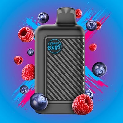 Bomb Blue Razz Flavour Beast Mode 8000 Disposable Vape