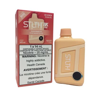 Peach Mango Ice STLTH 8K Pro Disposable Vape