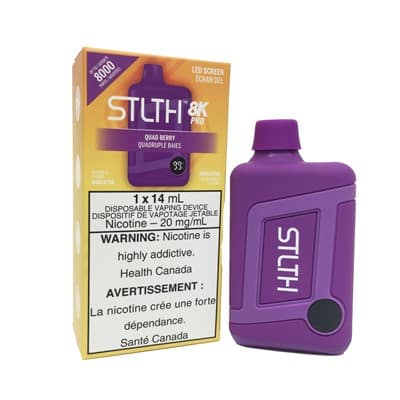 Quad Berry STLTH 8K Pro Disposable Vape