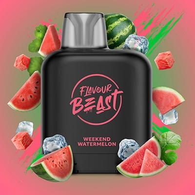 Weekend Watermelon Iced Pods Level X by Flavour Beast