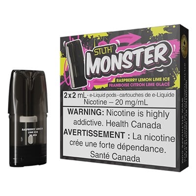 Raspberry Lemon Lime Ice Monster Pods by STLTH