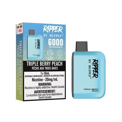 Triple Berry Peach RufPuf Ripper 6000 Disposable Vape