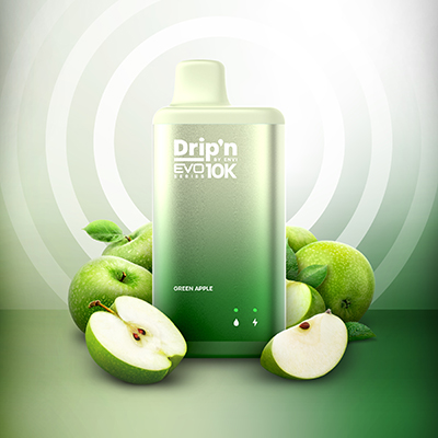 Green Apple Drip'n EVO 10K Disposable By Envi
