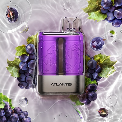 Grape Harvest Iced Atlantis 8K by NVZN Concepts Disposable Vape
