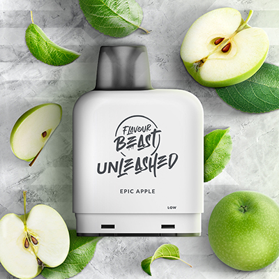 Epic Apple Iced Pods Level X by Flavour Beast Unleashed