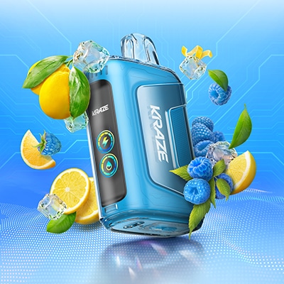 Blue Raspberry Lemon Ice Kraze HD2.0 Disposable Vape