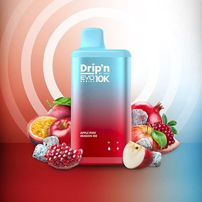 Apple Pom Passion Ice Drip'n EVO 10K Disposable By Envi