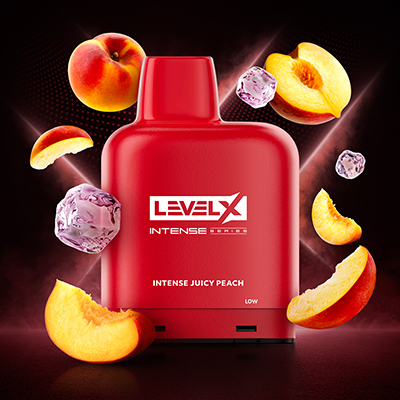 Intense Juicy Peach Iced Pods Level X Intense Series