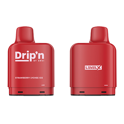 Strawberry Lychee Ice Pods Level X by Drip'n