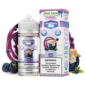 Blue Razz Jm Pod Juice E-Liquid