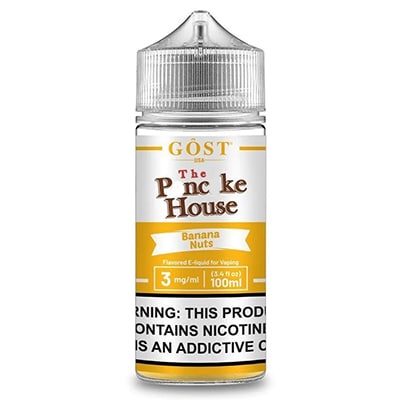 Banana Nuts By Gost Pncke House E-Juice 100ml