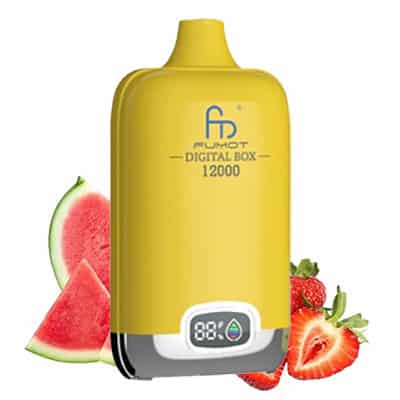 Strawberry Watermelon Fumot 12000 Puff RandM Digital Box Disposable Vape