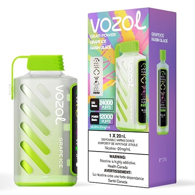 Grape Ice Gear Power 24K Puff by Vozol