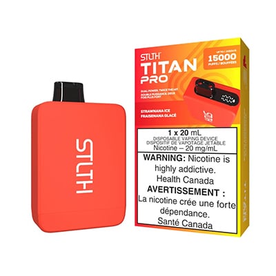 Strawnana Ice STLTH Titan Pro Disposable Vape