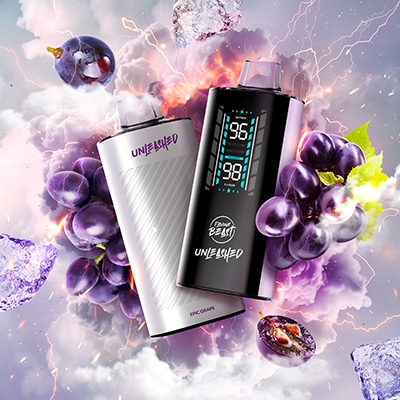 Epic Grape Iced Flavour Beast Unleashed DCP Disposable Vape