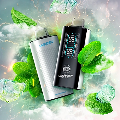 Epic Peppermint Iced Flavour Beast Unleashed DCP Disposable Vape