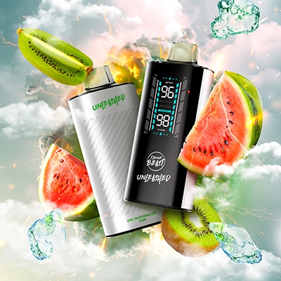 Epic Watermelon Kiwi Iced Flavour Beast Unleashed DCP Disposable Vape