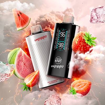 Epic Strawberry Watermelon Iced Flavour Beast Unleashed DCP Disposable Vape
