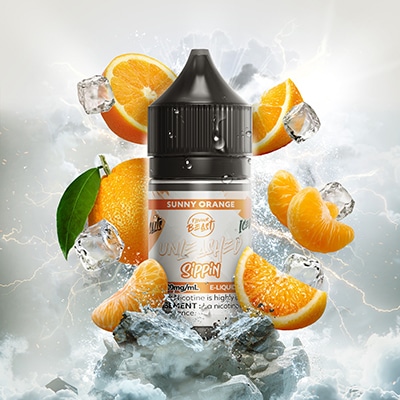 Sipping Sunny Orange Flavour Beast Unleashed Salts